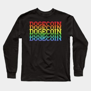 Dogecoin Pride Long Sleeve T-Shirt